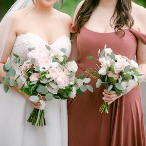 Jenny Yoo Valence Dress Cinnamon Rose - Size 18